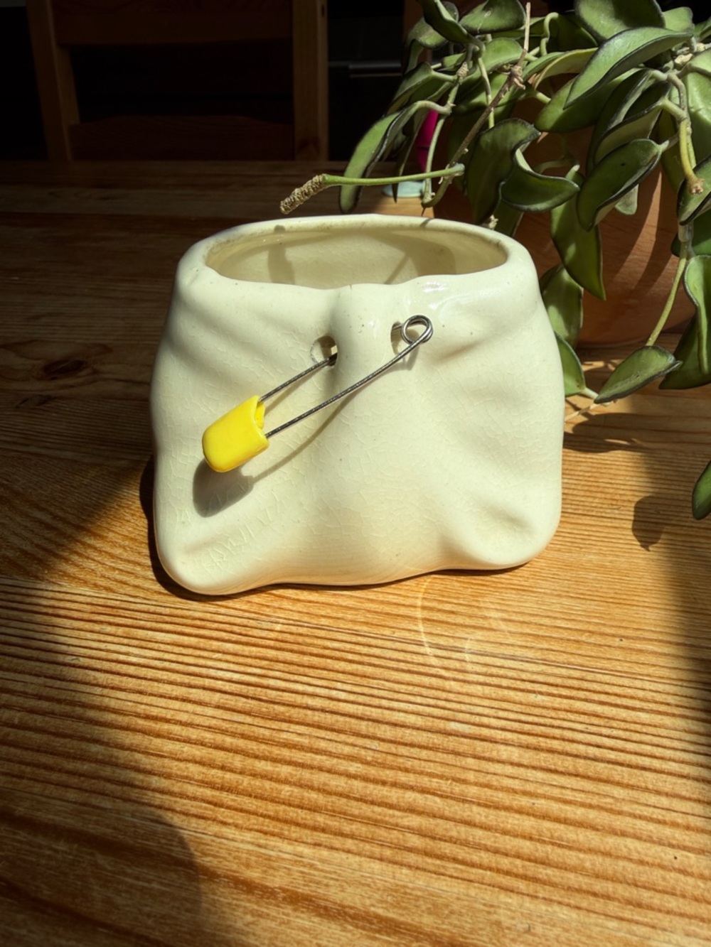 Vintage Ceramic Diaper Planter